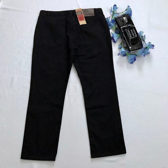 American Studio NWT Black Wash Straight Fit Jeans Men Various - Picture 5 of 8